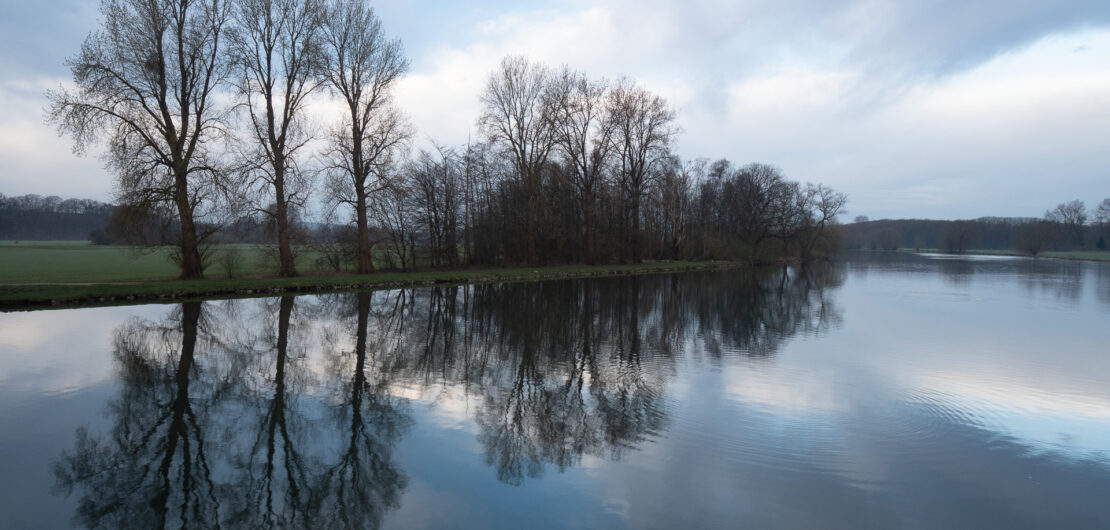 Blick in Richtung Wehr
