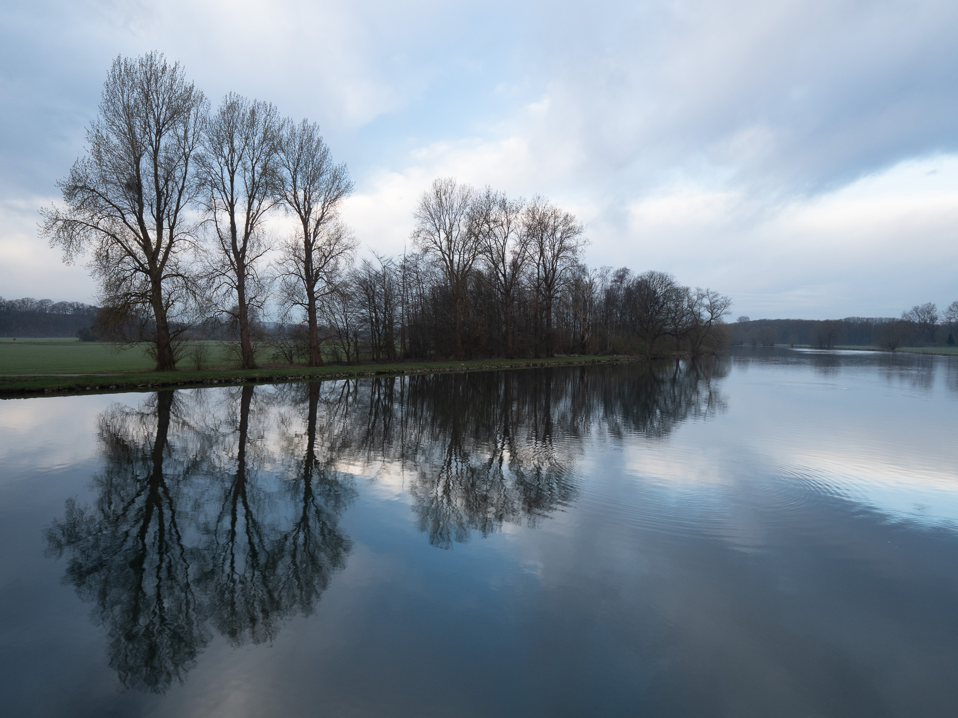 Blick in Richtung Wehr
