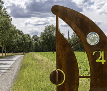 Planetenskulptur am Ruhrradweg